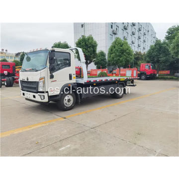 Sinotruk Howo 4x2 3ton 4ton Plataforma camión de camión de restricciones para rescate por carretera